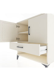 Hyperion Şifonyer 2 Raflı Tek Çekmeceli 2 Kapaklı 88x44x96 Aytaşı-Aytaşı