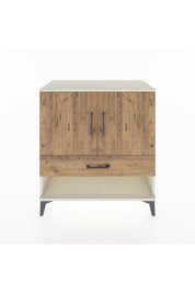 Hyperion Şifonyer Tek Raflı Tek Çekmeceli 2 Kapaklı 88x44x96 Aytaşı-Çam