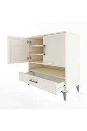 Hyperion Şifonyer 4 Raflı Tek Çekmeceli 2 Kapaklı 88x44x96 Aytaşı-Aytaşı