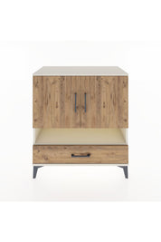 Hyperion Şifonyer 4 Raflı Tek Çekmeceli 2 Kapaklı 88x44x96 Aytaşı-Çam