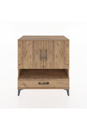 Hyperion Şifonyer 4 Raflı Tek Çekmeceli 2 Kapaklı 88x44x96 Çam-Çam