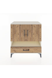 Hyperion Şifonyer 3 Raflı Tek Çekmeceli 2 Kapaklı 88x44x96 Aytaşı-Çam