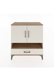 Hyperion Şifonyer 3 Raflı Tek Çekmeceli 2 Kapaklı 88x44x96 Çam-Aytaşı