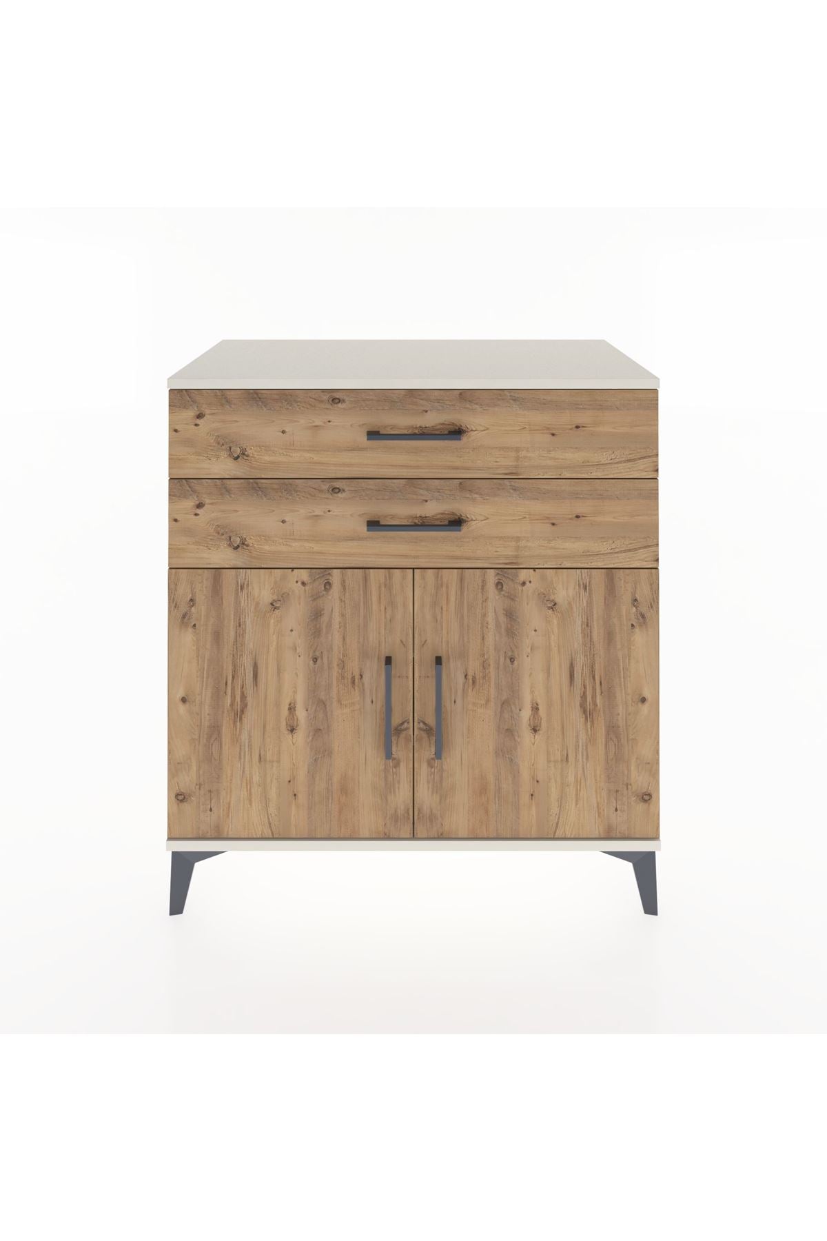 Hyperion Şifonyer 2 Raflı 2 Çekmeceli 2 Kapaklı 88x44x96 Aytaşı-Çam