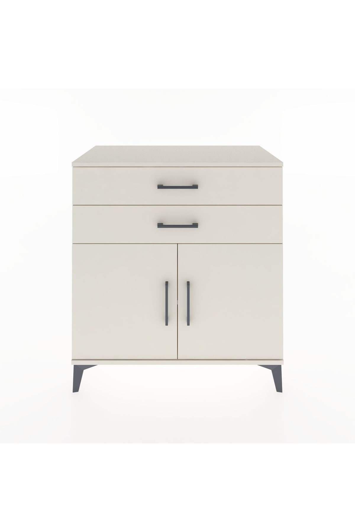 Hyperion Şifonyer Tek Raflı 2 Çekmeceli 2 Kapaklı 88x44x96 Aytaşı-Aytaşı