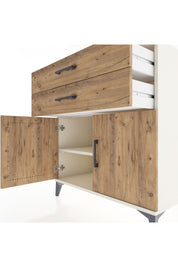 Hyperion Şifonyer Tek Raflı 2 Çekmeceli 2 Kapaklı 88x44x96 Aytaşı-Çam