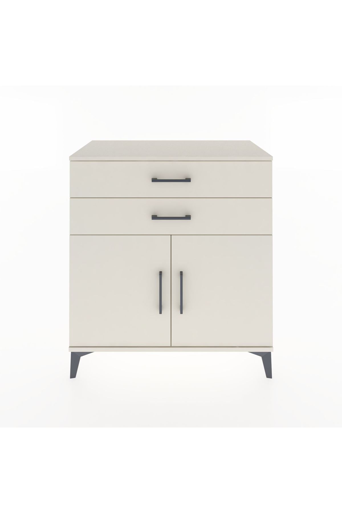 Hyperion Şifonyer 2 Çekmeceli 2 Kapaklı 88x44x96 Aytaşı-Aytaşı