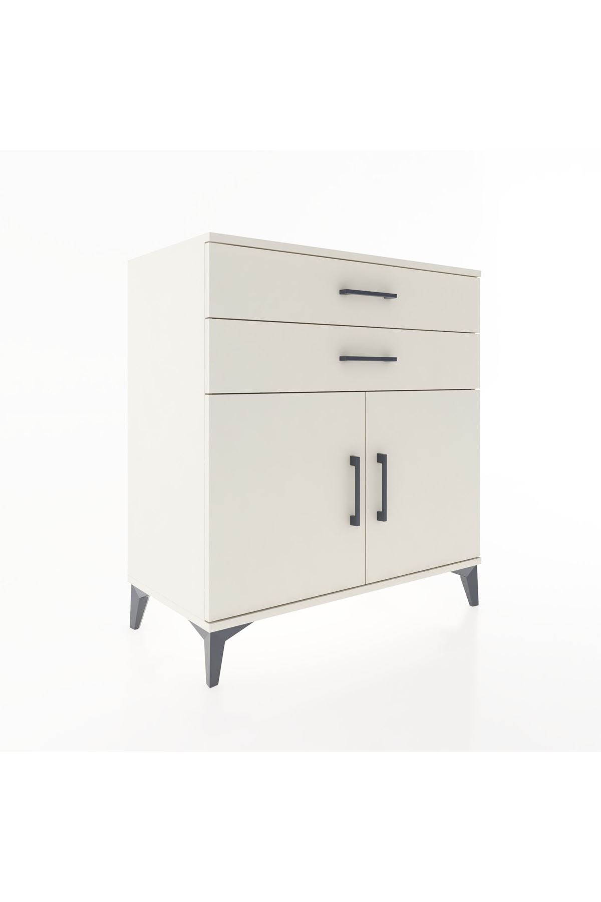 Hyperion Şifonyer 2 Çekmeceli 2 Kapaklı 88x44x96 Aytaşı-Aytaşı