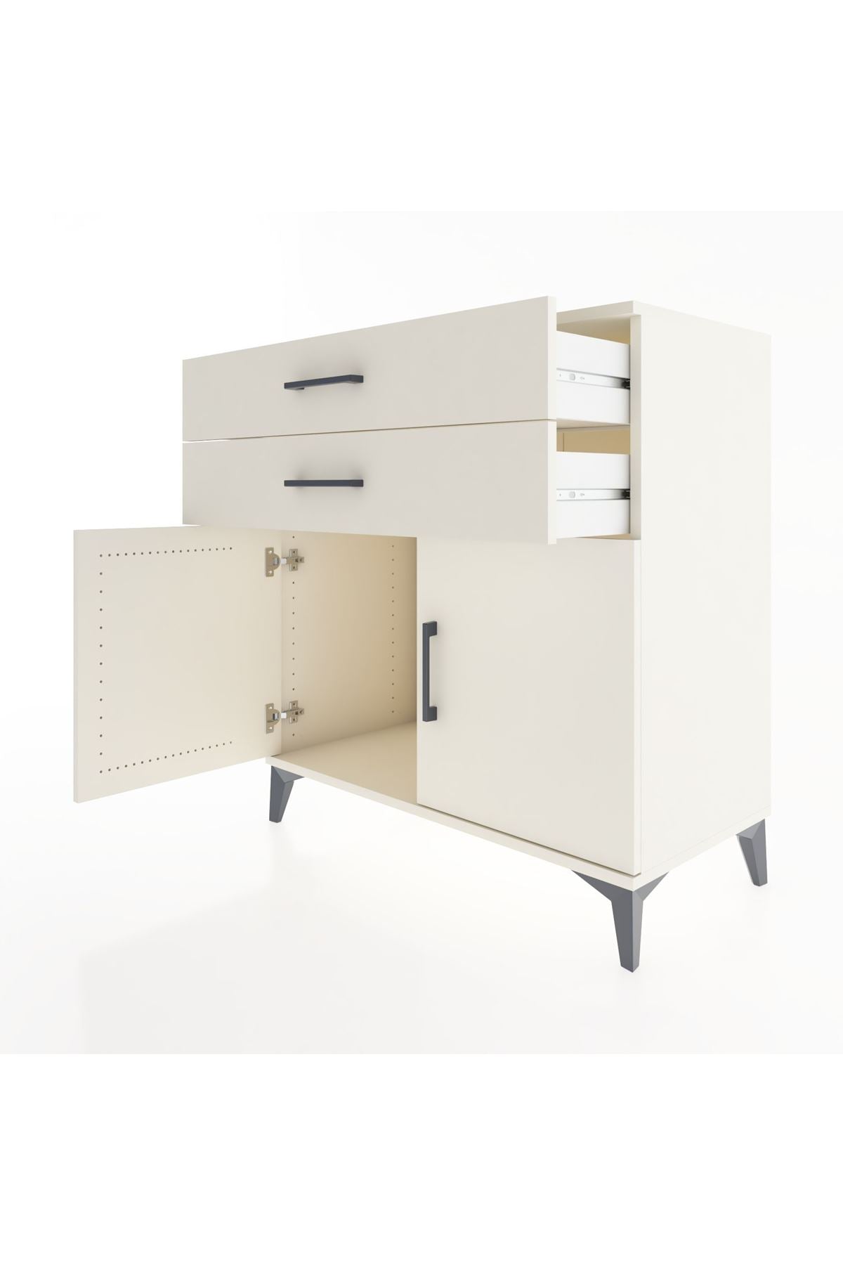 Hyperion Şifonyer 2 Çekmeceli 2 Kapaklı 88x44x96 Aytaşı-Aytaşı