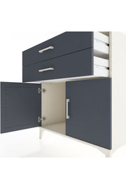 Hyperion Şifonyer 2 Çekmeceli 2 Kapaklı 88x44x96 Aytaşı-Antrasit