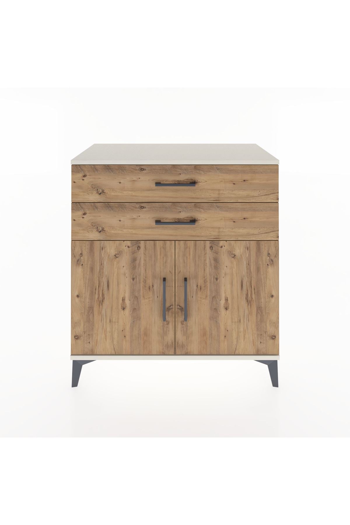 Hyperion Şifonyer 2 Çekmeceli 2 Kapaklı 88x44x96 Aytaşı-Çam