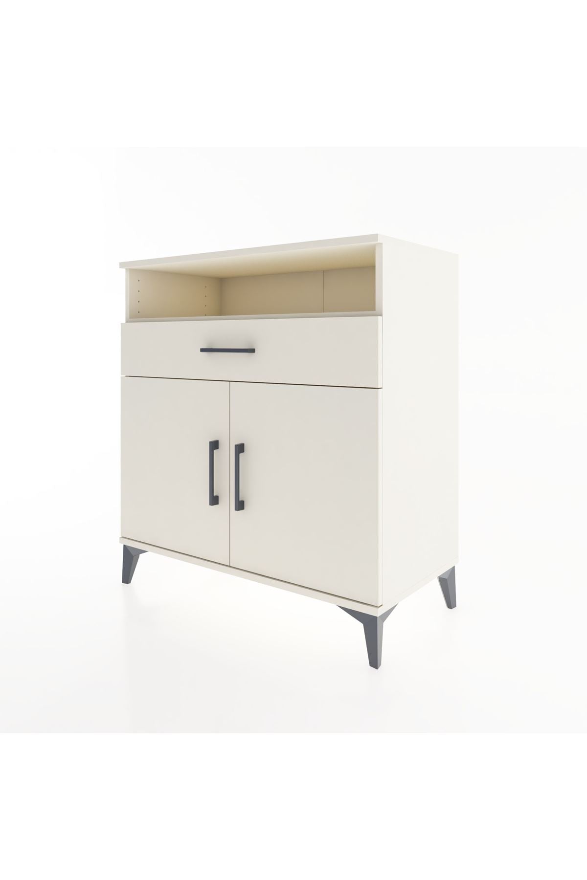 Hyperion Şifonyer 2 Raflı Tek Çekmeceli 2 Kapaklı 88x44x96 Aytaşı-Aytaşı