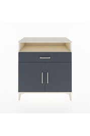 Hyperion Şifonyer 2 Raflı Tek Çekmeceli 2 Kapaklı 88x44x96 Aytaşı-Antrasit