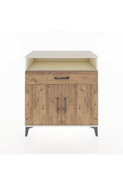 Hyperion Şifonyer 2 Raflı Tek Çekmeceli 2 Kapaklı 88x44x96 Aytaşı-Çam