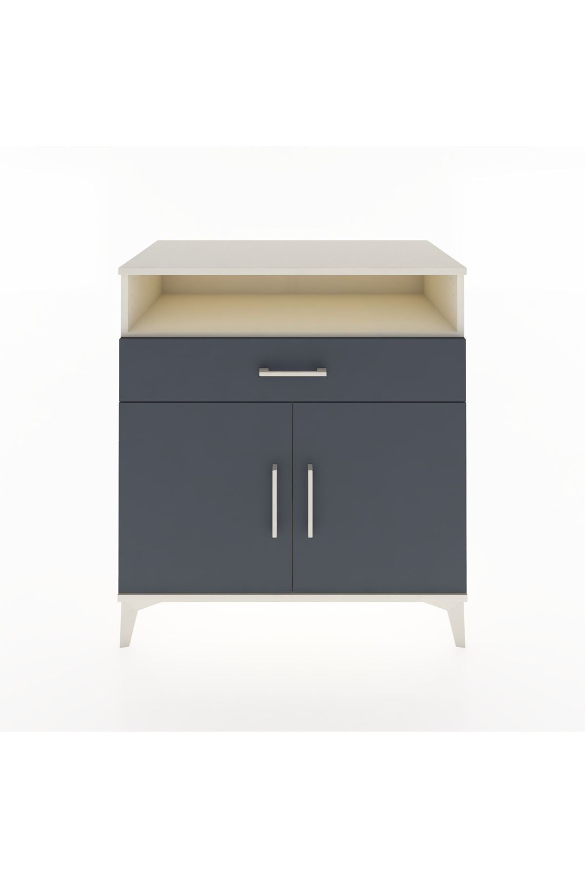 Hyperion Şifonyer Tek Çekmeceli 2 Kapaklı 88x44x96 Aytaşı-Antrasit