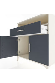 Hyperion Şifonyer Tek Çekmeceli 2 Kapaklı 88x44x96 Aytaşı-Antrasit