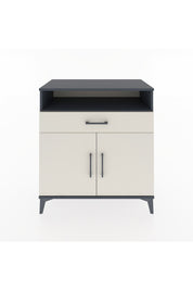 Hyperion Şifonyer Tek Çekmeceli 2 Kapaklı 88x44x96 Antrasit-Aytaşı