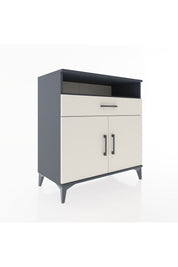 Hyperion Şifonyer Tek Çekmeceli 2 Kapaklı 88x44x96 Antrasit-Aytaşı