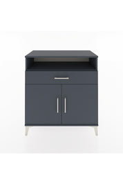 Hyperion Şifonyer Tek Çekmeceli 2 Kapaklı 88x44x96 Antrasit-Antrasit