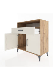 Hyperion Şifonyer Tek Çekmeceli 2 Kapaklı 88x44x96 Çam-Aytaşı