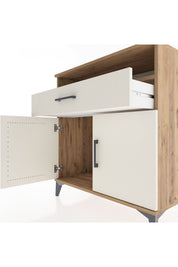 Hyperion Şifonyer Tek Çekmeceli 2 Kapaklı 88x44x96 Çam-Aytaşı