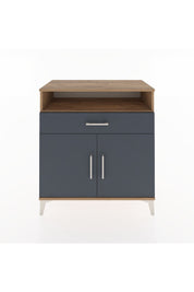 Hyperion Şifonyer Tek Çekmeceli 2 Kapaklı 88x44x96 Çam-Antrasit