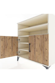 Hyperion Şifonyer 4 Raflı 2 Kapaklı 88x44x96 Aytaşı-Çam