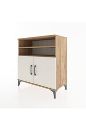 Hyperion Şifonyer 4 Raflı 2 Kapaklı 88x44x96 Çam-Aytaşı