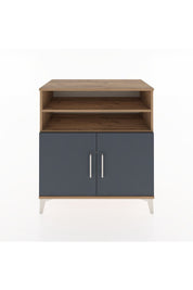 Hyperion Şifonyer 4 Raflı 2 Kapaklı 88x44x96 Çam-Antrasit