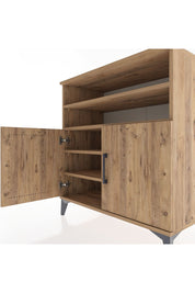 Hyperion Şifonyer 4 Raflı 2 Kapaklı 88x44x96 Çam-Çam