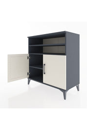 Hyperion Şifonyer 3 Raflı 2 Kapaklı 88x44x96 Antrasit-Aytaşı