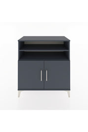 Hyperion Şifonyer 3 Raflı 2 Kapaklı 88x44x96 Antrasit-Antrasit