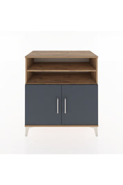 Hyperion Şifonyer 3 Raflı 2 Kapaklı 88x44x96 Çam-Antrasit