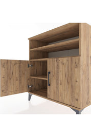 Hyperion Şifonyer 3 Raflı 2 Kapaklı 88x44x96 Çam-Çam