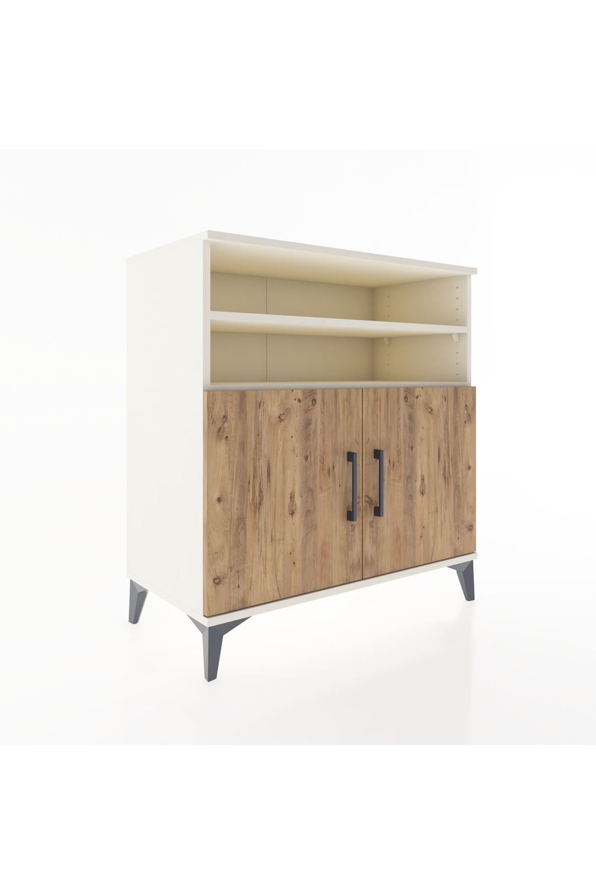 Hyperion Şifonyer 2 Raflı 2 Kapaklı 88x44x96 Aytaşı-Çam