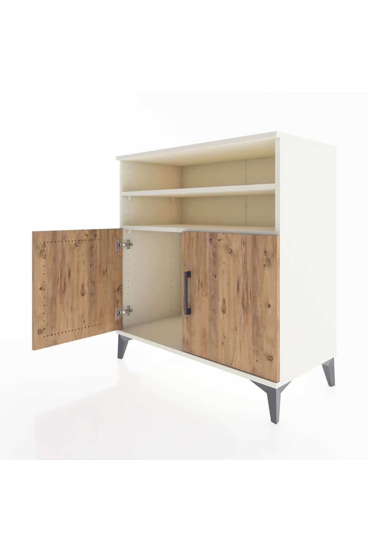 Hyperion Şifonyer 2 Raflı 2 Kapaklı 88x44x96 Aytaşı-Çam