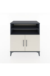 Hyperion Şifonyer 2 Raflı 2 Kapaklı 88x44x96 Antrasit-Aytaşı