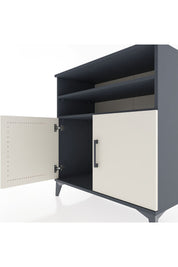 Hyperion Şifonyer 2 Raflı 2 Kapaklı 88x44x96 Antrasit-Aytaşı