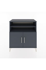 Hyperion Şifonyer 2 Raflı 2 Kapaklı 88x44x96 Antrasit-Antrasit