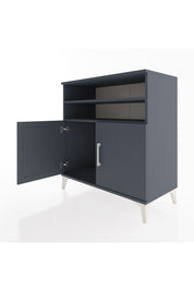 Hyperion Şifonyer 2 Raflı 2 Kapaklı 88x44x96 Antrasit-Antrasit