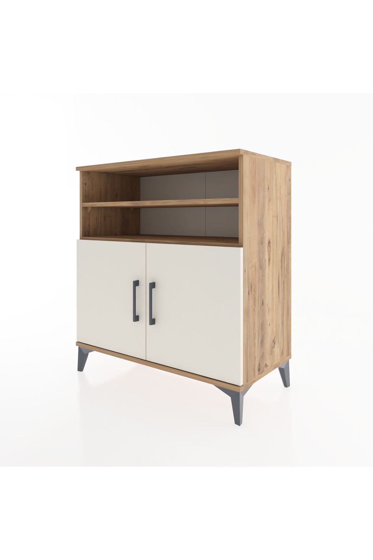 Hyperion Şifonyer 2 Raflı 2 Kapaklı 88x44x96 Çam-Aytaşı