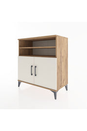 Hyperion Şifonyer 2 Raflı 2 Kapaklı 88x44x96 Çam-Aytaşı