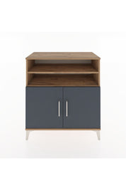 Hyperion Şifonyer 2 Raflı 2 Kapaklı 88x44x96 Çam-Antrasit