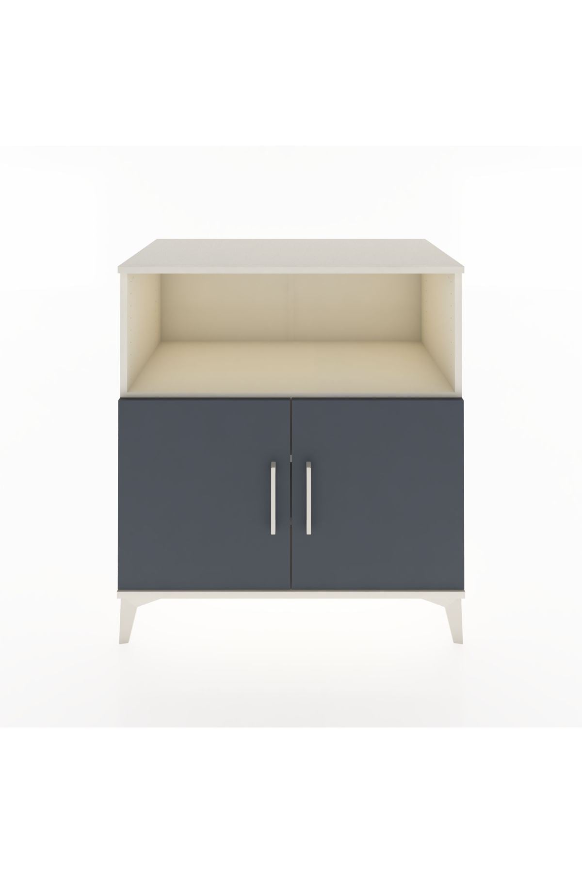 Hyperion Şifonyer 3 Raflı 2 Kapaklı 88x44x96 Aytaşı-Antrasit