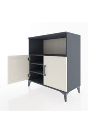 Hyperion Şifonyer 3 Raflı 2 Kapaklı 88x44x96 Antrasit-Aytaşı