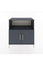 Hyperion Şifonyer 3 Raflı 2 Kapaklı 88x44x96 Antrasit-Antrasit