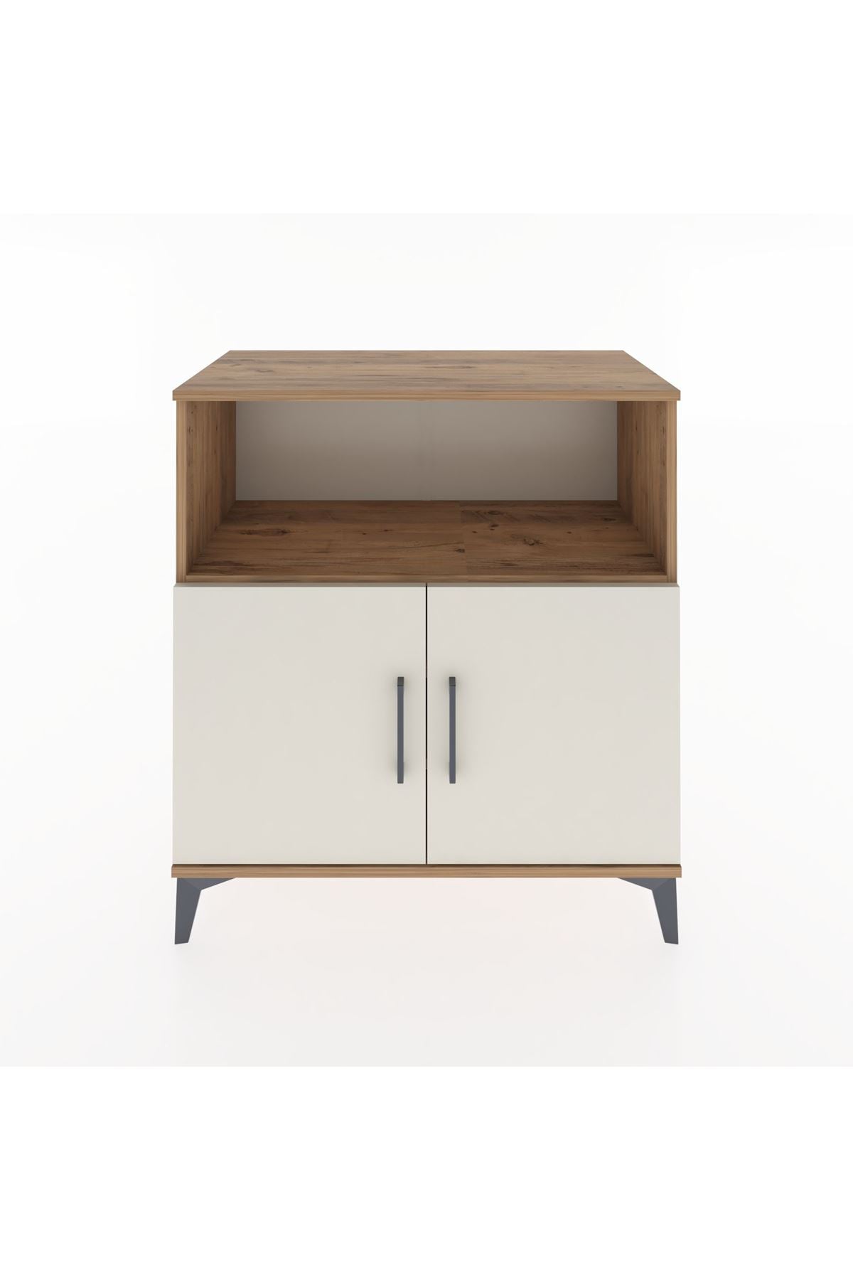 Hyperion Şifonyer 3 Raflı 2 Kapaklı 88x44x96 Çam-Aytaşı