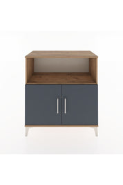 Hyperion Şifonyer 3 Raflı 2 Kapaklı 88x44x96 Çam-Antrasit