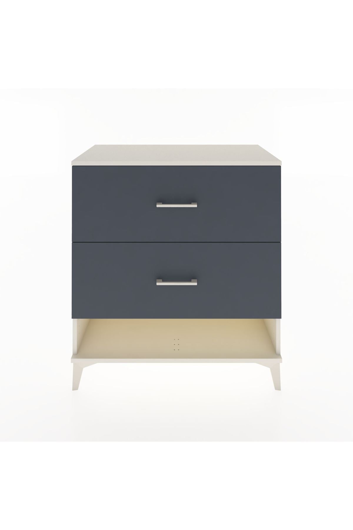 Hyperion Şifonyer 2 Çekmeceli 88x44x96 Aytaşı-Antrasit