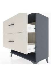 Hyperion Şifonyer 2 Çekmeceli 88x44x96 Antrasit-Aytaşı